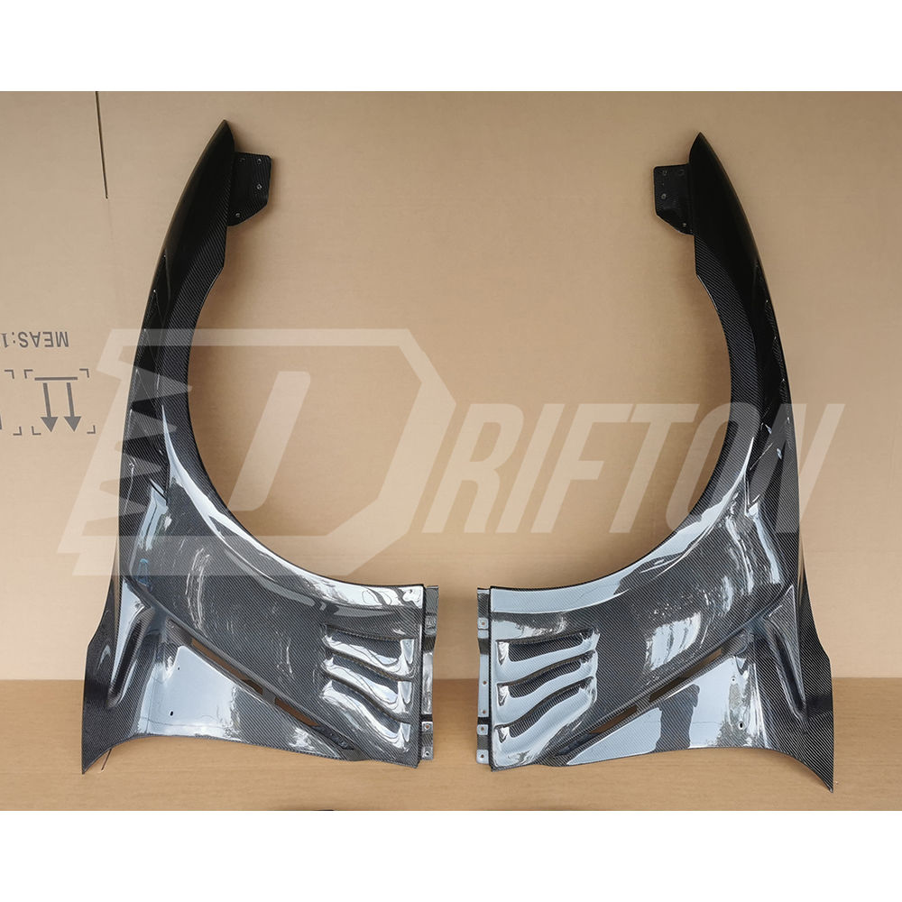 2024 Top Secret Style Dry Carbon Fiber Fender For Nissan R35 GTR 2008-2026