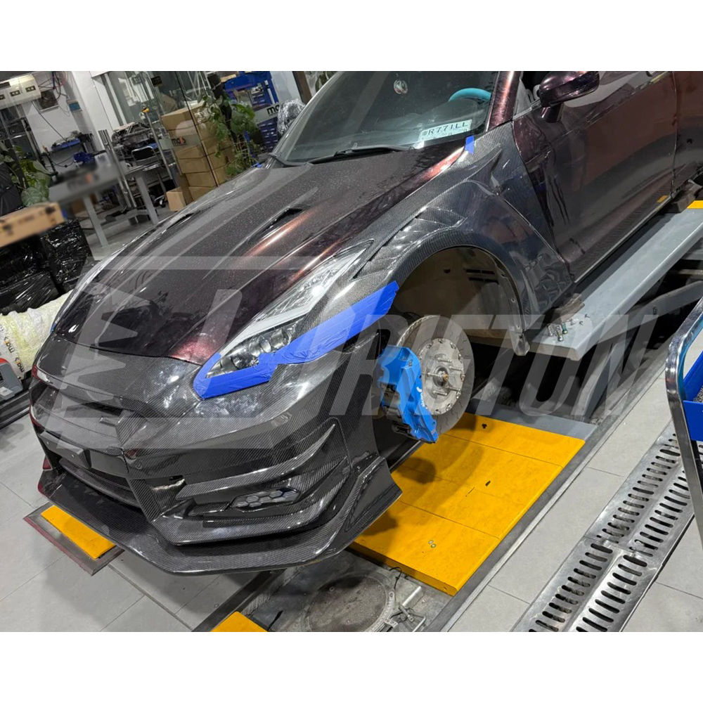 2024 Top Secret Style Dry Carbon Fiber Fender For Nissan R35 GTR 2008-2026