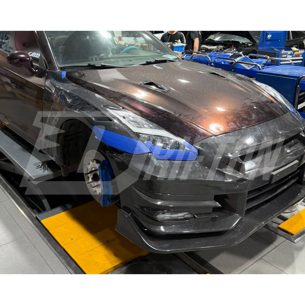 2024 Top Secret Style Dry Carbon Fiber Fender For Nissan R35 GTR 2008-2026