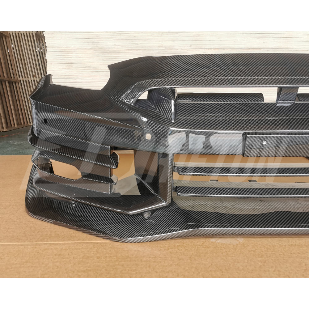 Topsecret 2024 Style Dry Carbon Fiber Front Bumper For Nissan R35 GTR 2008-2026