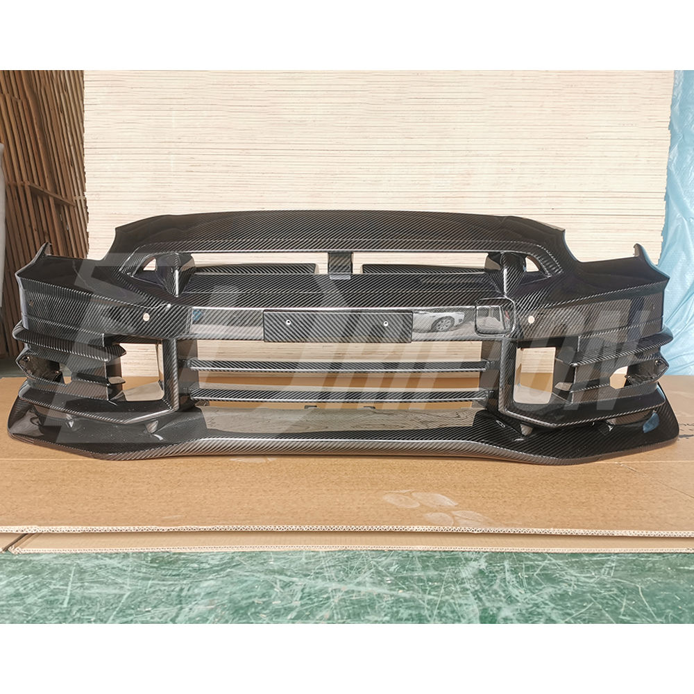 Topsecret 2024 Style Dry Carbon Fiber Front Bumper For Nissan R35 GTR 2008-2026