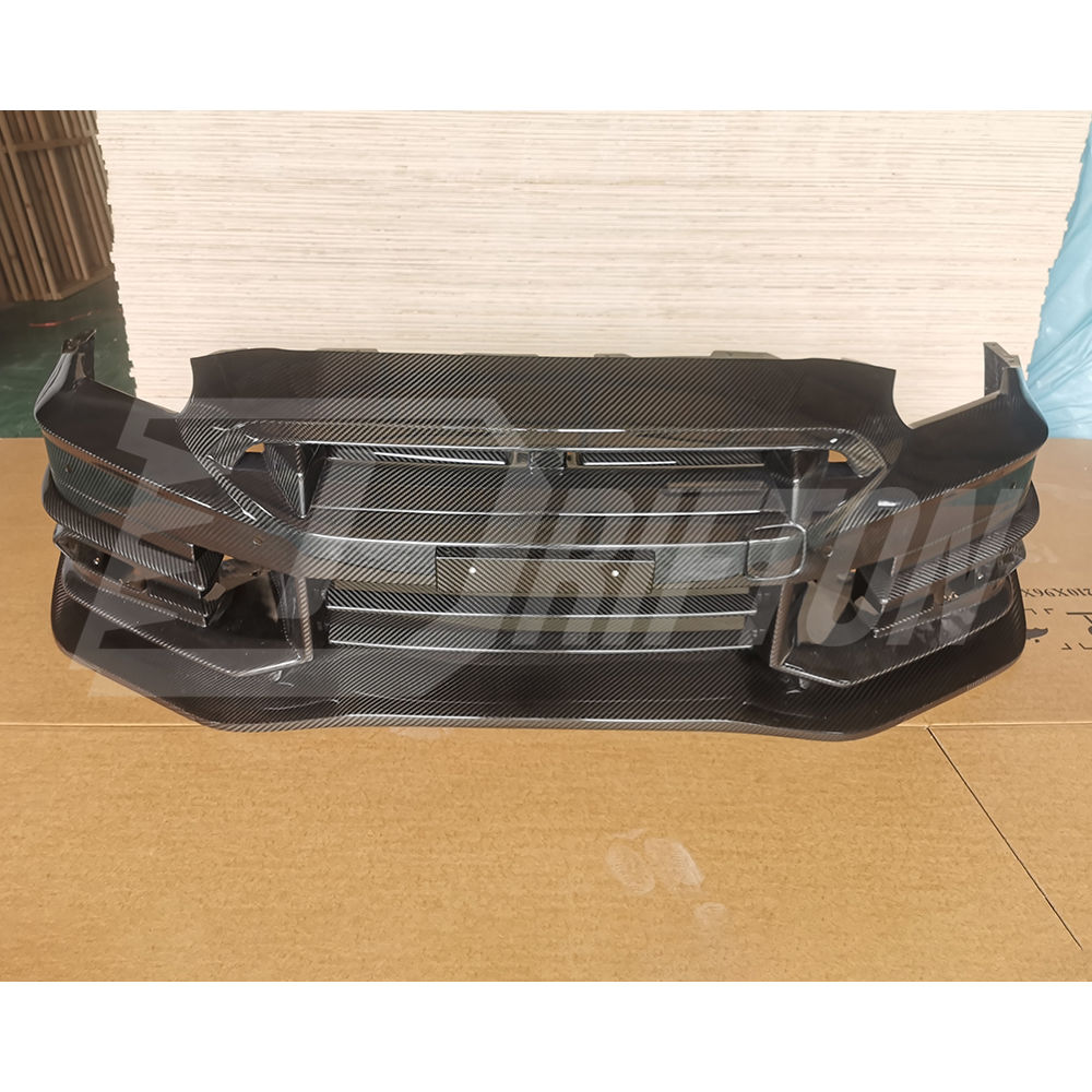 Topsecret 2024 Style Dry Carbon Fiber Front Bumper For Nissan R35 GTR 2008-2026