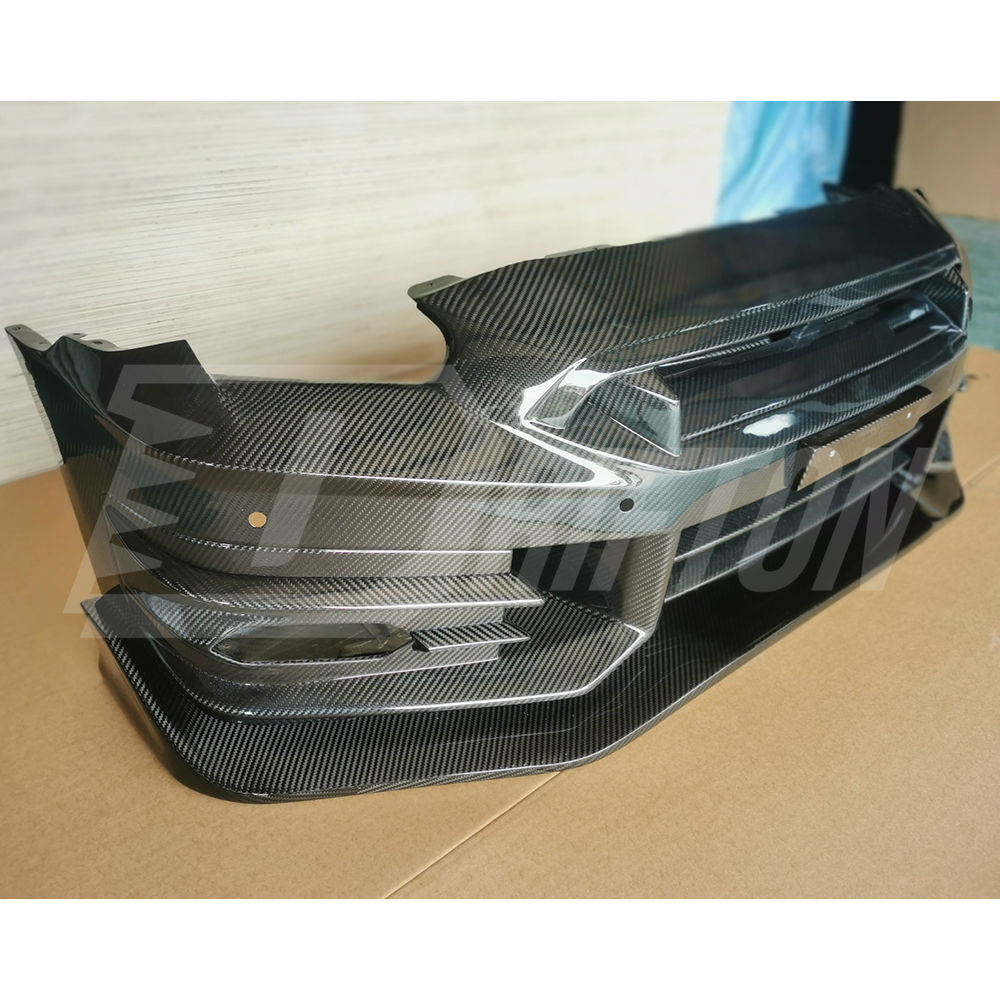 Topsecret 2024 Style Dry Carbon Fiber Front Bumper For Nissan R35 GTR 2008-2026