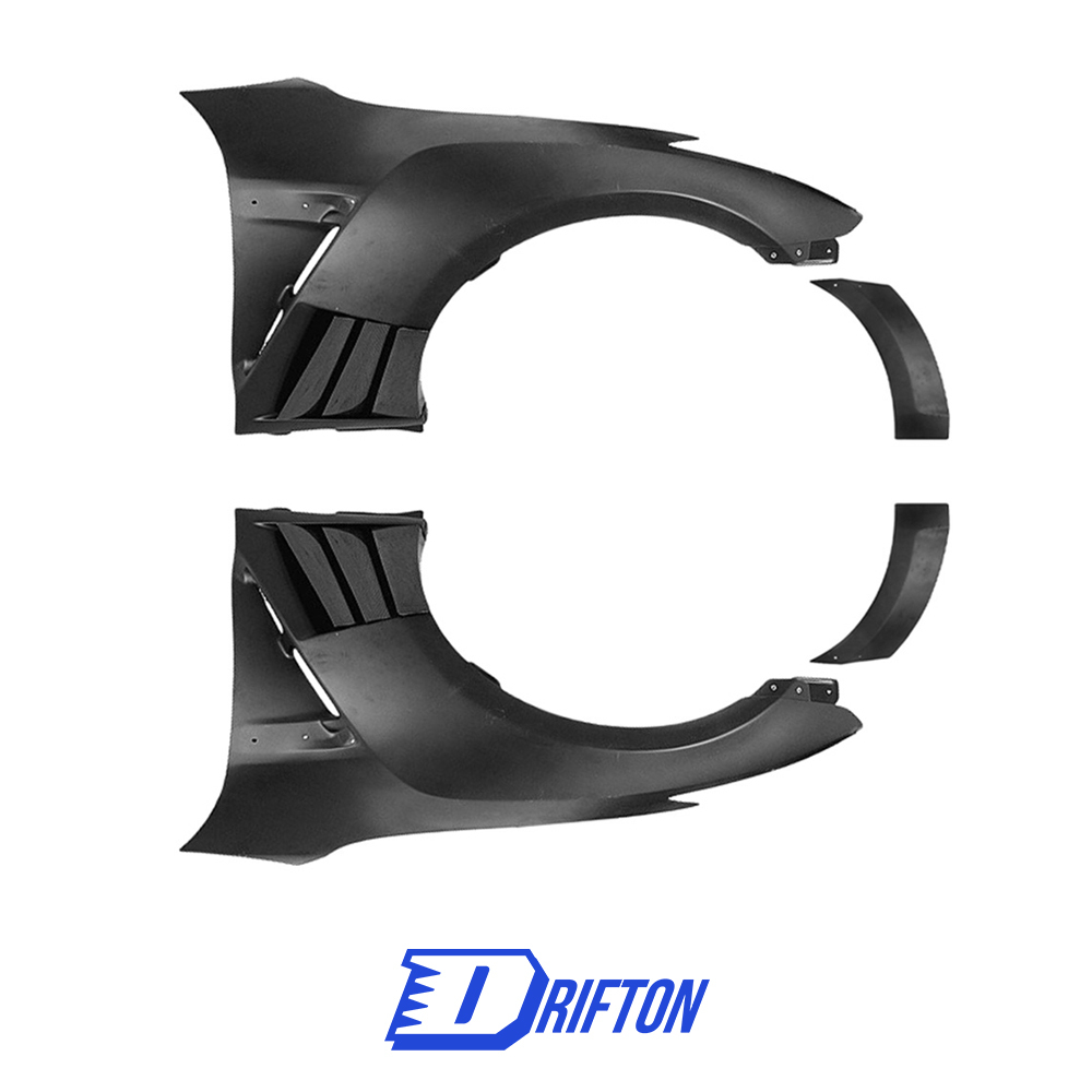 2013 Varis Style Partial Carbon Fiber Wide Fender Set For Nissan R35 GTR 2008-2011