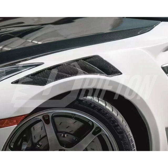 2024 Top Secret Style Carbon Fiber Wide Fender For Nissan R35 GTR 2017-2023