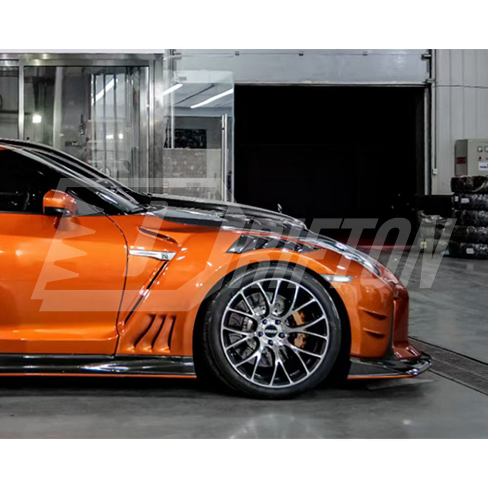 2024 Top Secret Style Carbon Fiber Wide Fender For Nissan R35 GTR 2017-2023
