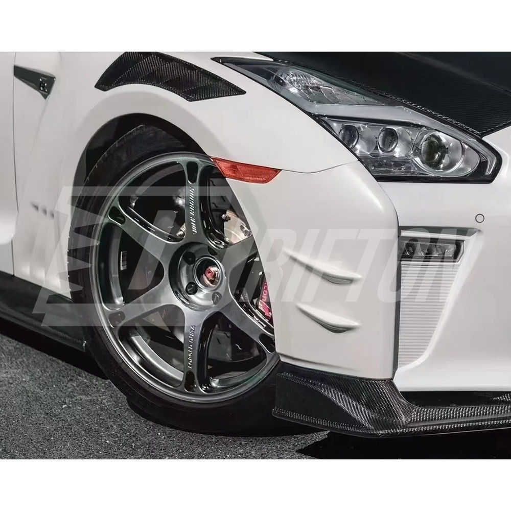 2024 Top Secret Style Carbon Fiber Wide Fender For Nissan R35 GTR 2017-2023