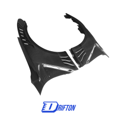 2024 Top Secret Style Dry Carbon Fiber Fender For Nissan R35 GTR 2008-2026