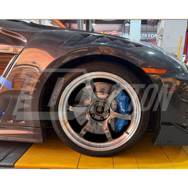 2024 Top Secret Style Dry Carbon Fiber Fender For Nissan R35 GTR 2008-2026