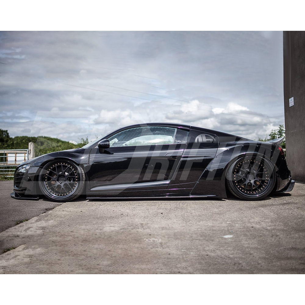 Artisan Spirit Style Partial Carbon Fiber Wide Body Kit For Audi R8 2007-2015