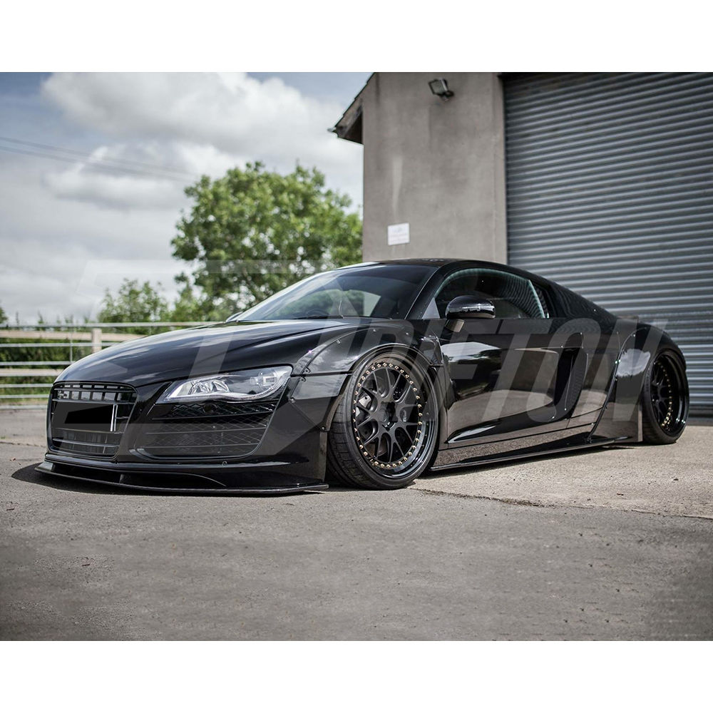 Artisan Spirit Style Partial Carbon Fiber Wide Body Kit For Audi R8 2007-2015