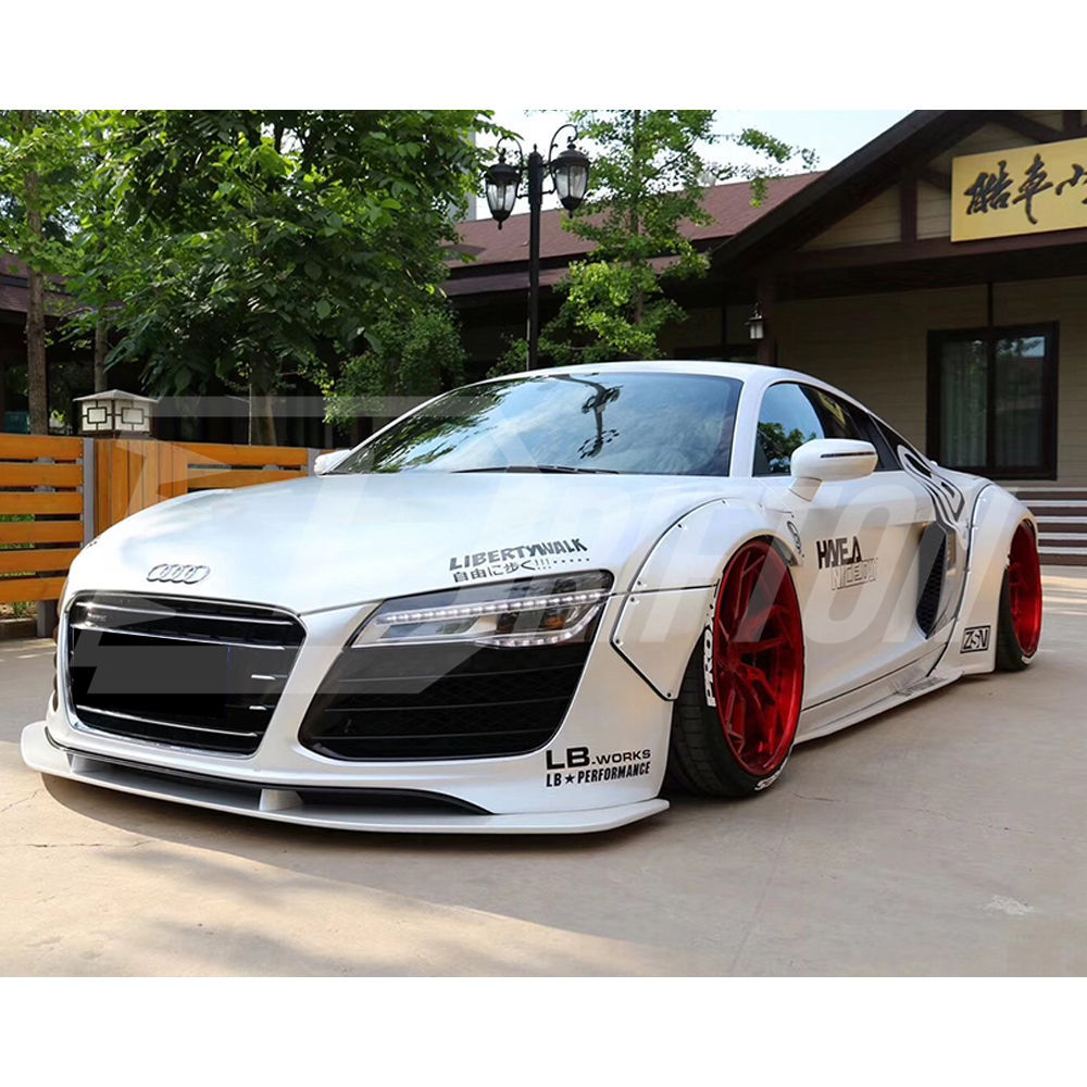 Artisan Spirit Style Carbon Fiber Wide Body Fender Wheels Flares For Audi R8 2007-2015