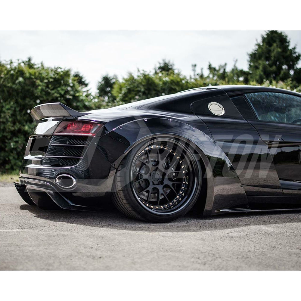 Artisan Spirit Style Partial Carbon Fiber Wide Body Kit For Audi R8 2007-2015