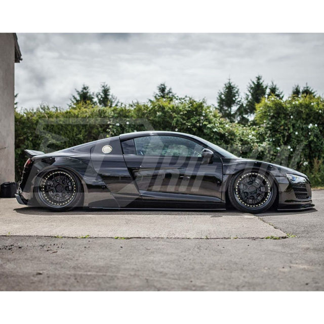 Artisan Spirit Style Partial Carbon Fiber Wide Body Kit For Audi R8 2007-2015