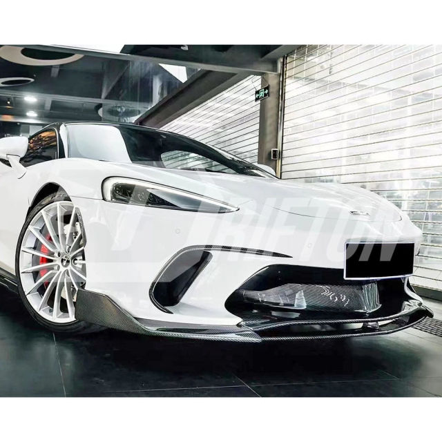 Dry Carbon Fiber Front Bumper Center Trim For Mclaren GT