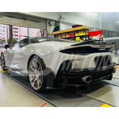 Dry Carbon Fiber Rear Bumper Side Splitters For Mclaren GT