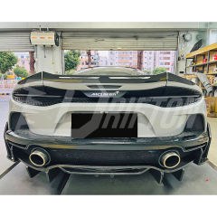 Dry Carbon Fiber Rear Bumper Side Splitters For Mclaren GT