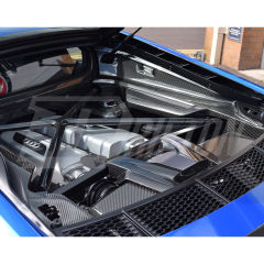 Dry Carbon Fiber Replacement Engine Bay Set For Audi R8 2016-2019