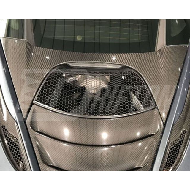 OEM Style Dry Carbon Fiber Engine Cover Upper For Mclaren 720S 2017-2023