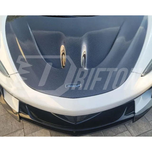P1 Style Dry Carbon Fiber Front Hood For Mclaren GT