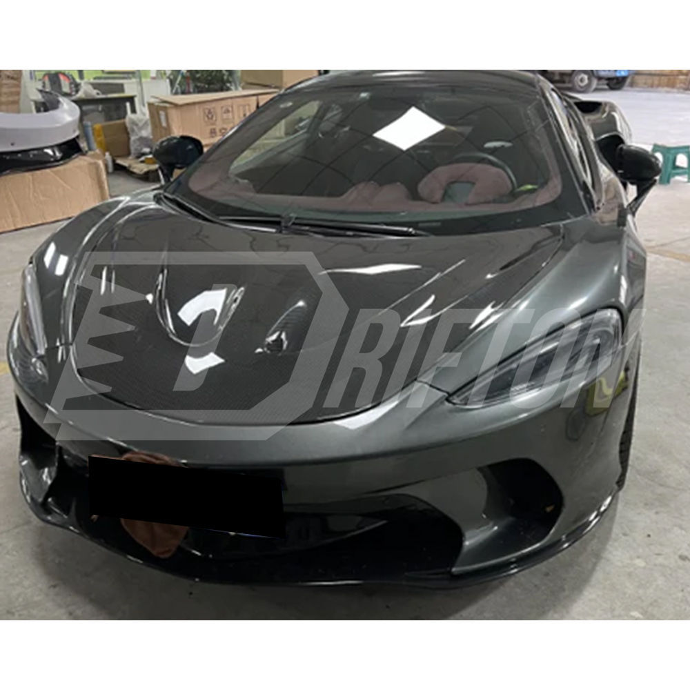P1 Style Dry Carbon Fiber Front Hood For Mclaren GT