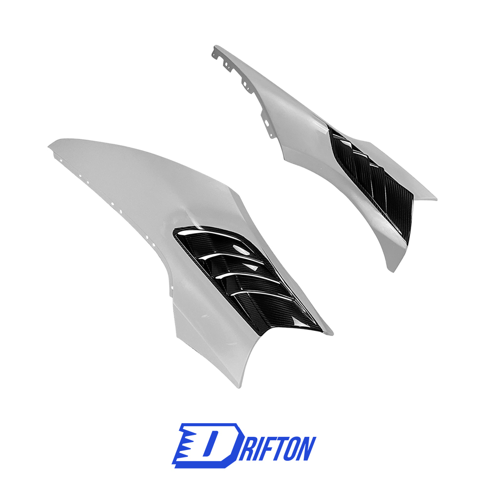 RYFT Style Dry Carbon Fiber With Portion Primer Fender For Mclaren 720S 2017-2023