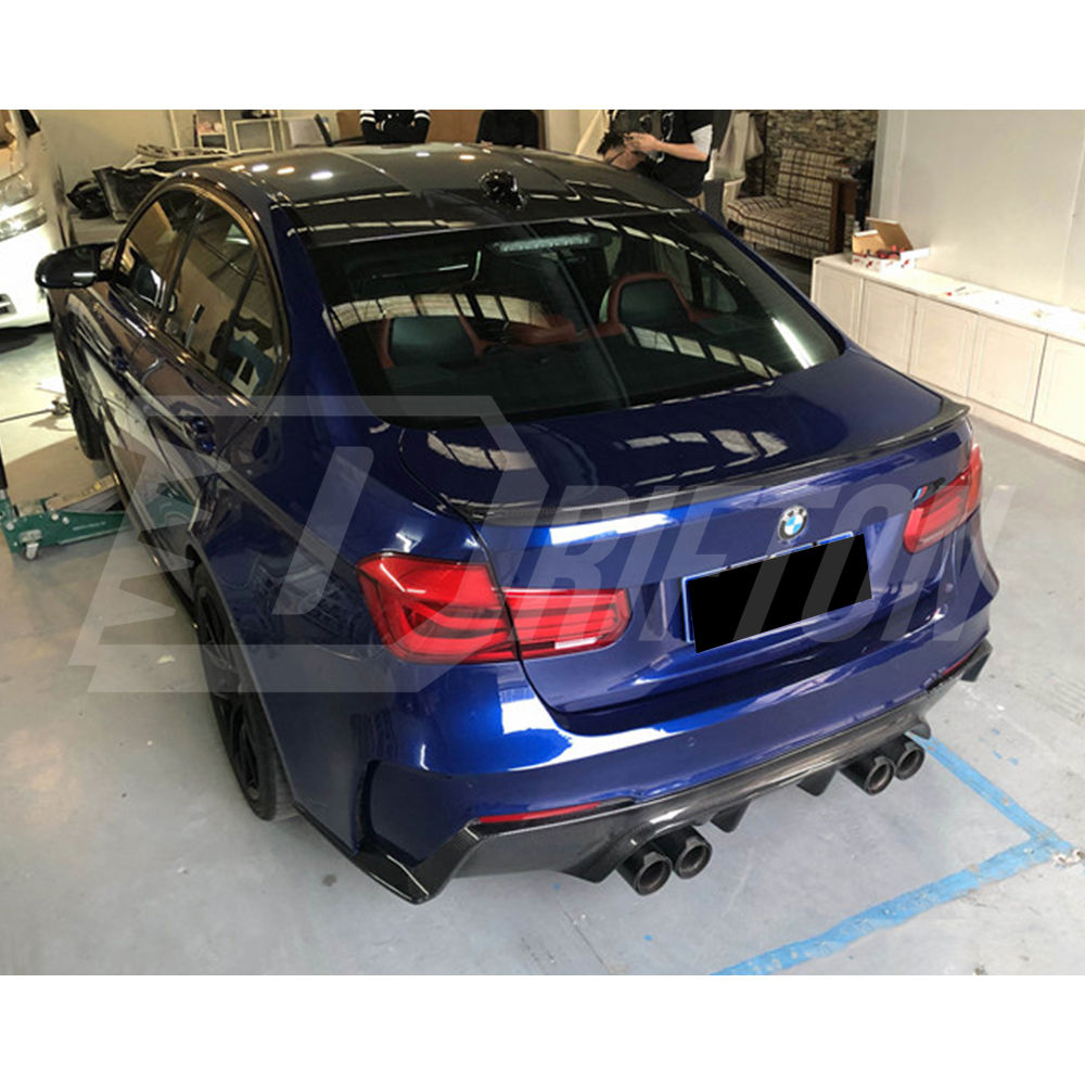 3D Style Partial Forged Carbon FIber Rear Bumper For BMW F80 F82 F83 M3 M4
