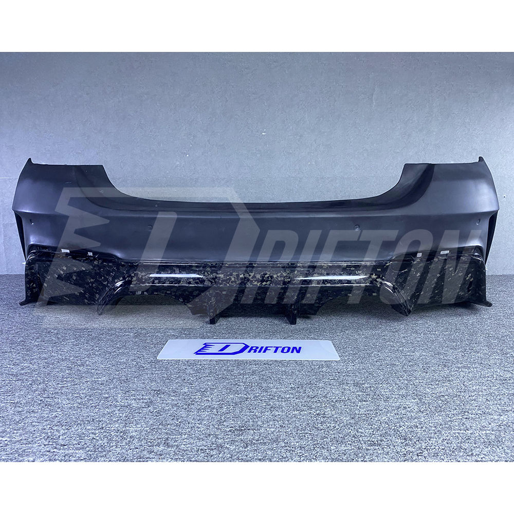 3D Style Partial Forged Carbon FIber Rear Bumper For BMW F80 F82 F83 M3 M4