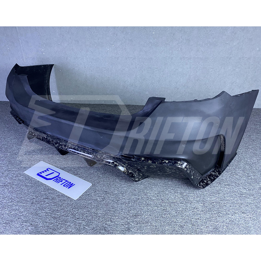 3D Style Partial Forged Carbon FIber Rear Bumper For BMW F80 F82 F83 M3 M4