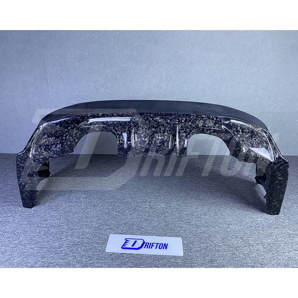 3D Style Partial Forged Carbon FIber Rear Bumper For BMW F80 F82 F83 M3 M4