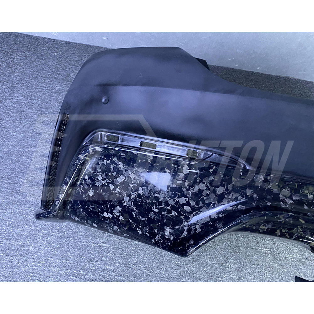 3D Style Partial Forged Carbon FIber Rear Bumper For BMW F80 F82 F83 M3 M4