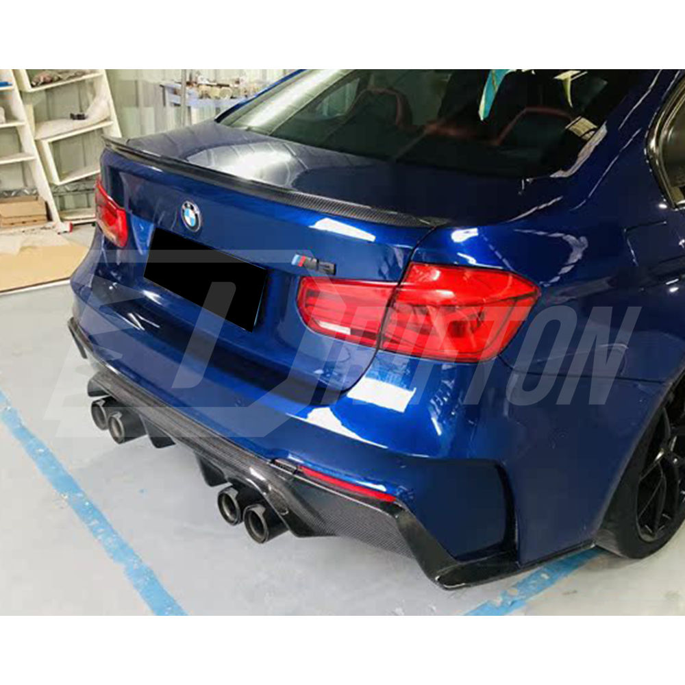 3D Style Partial Forged Carbon FIber Rear Bumper For BMW F80 F82 F83 M3 M4
