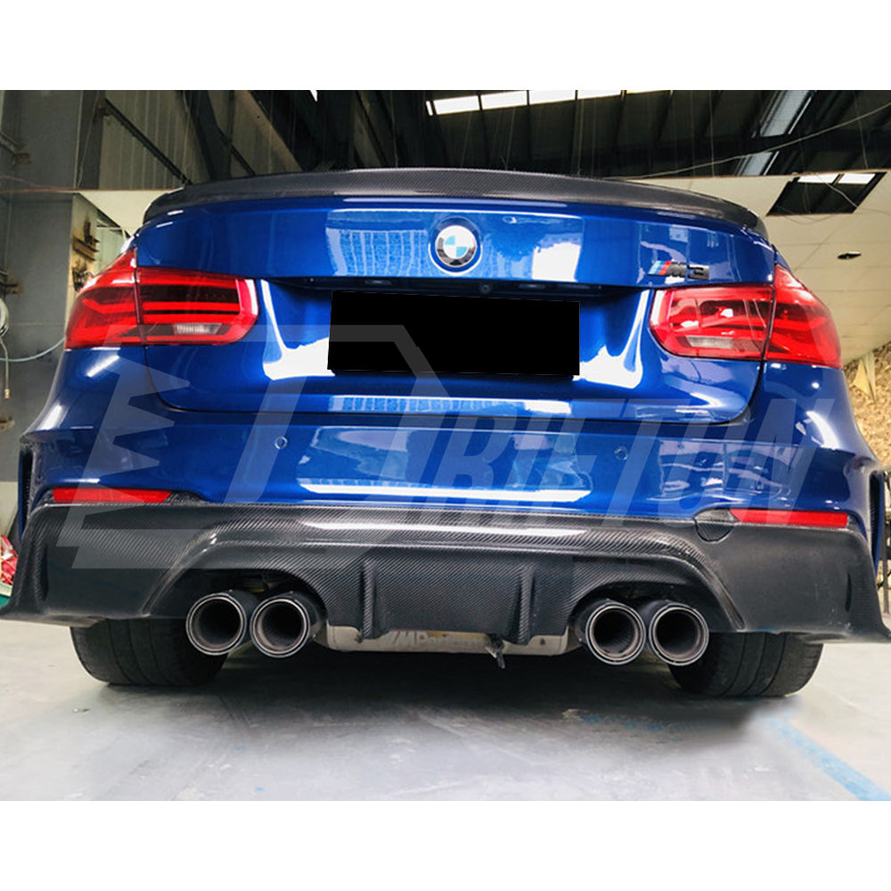 3D Style Partial Forged Carbon FIber Rear Bumper For BMW F80 F82 F83 M3 M4