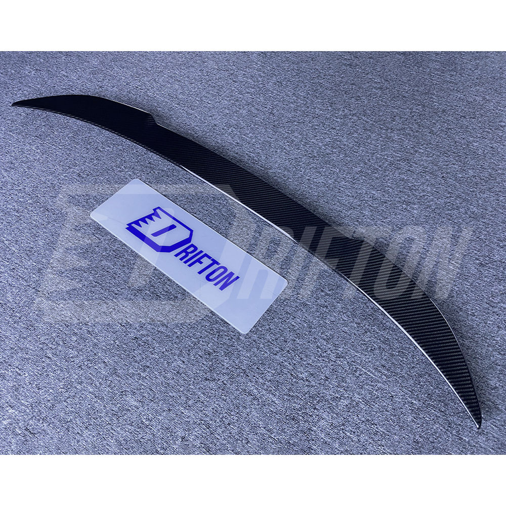 CS Style Dry Carbon Fiber Trunk Spoiler Rear Wing For BMW G80 M3 2020-2024