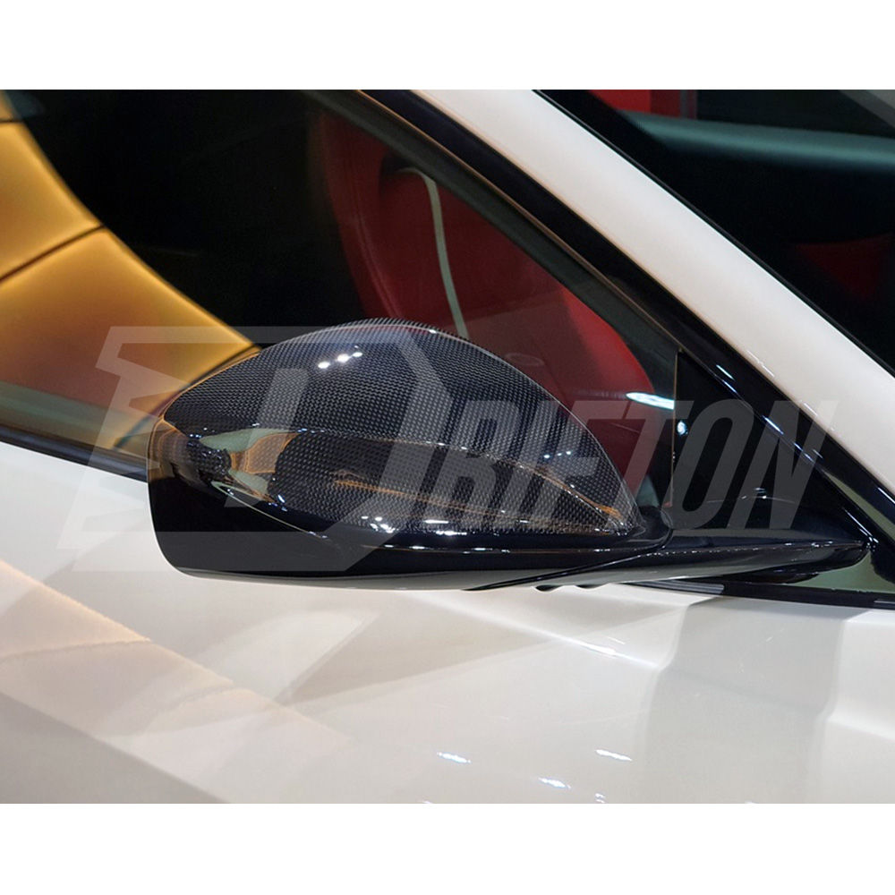 Dry Carbon Fiber Mirror Cover For Ferrari 812 Superfast GTS 2017-2023