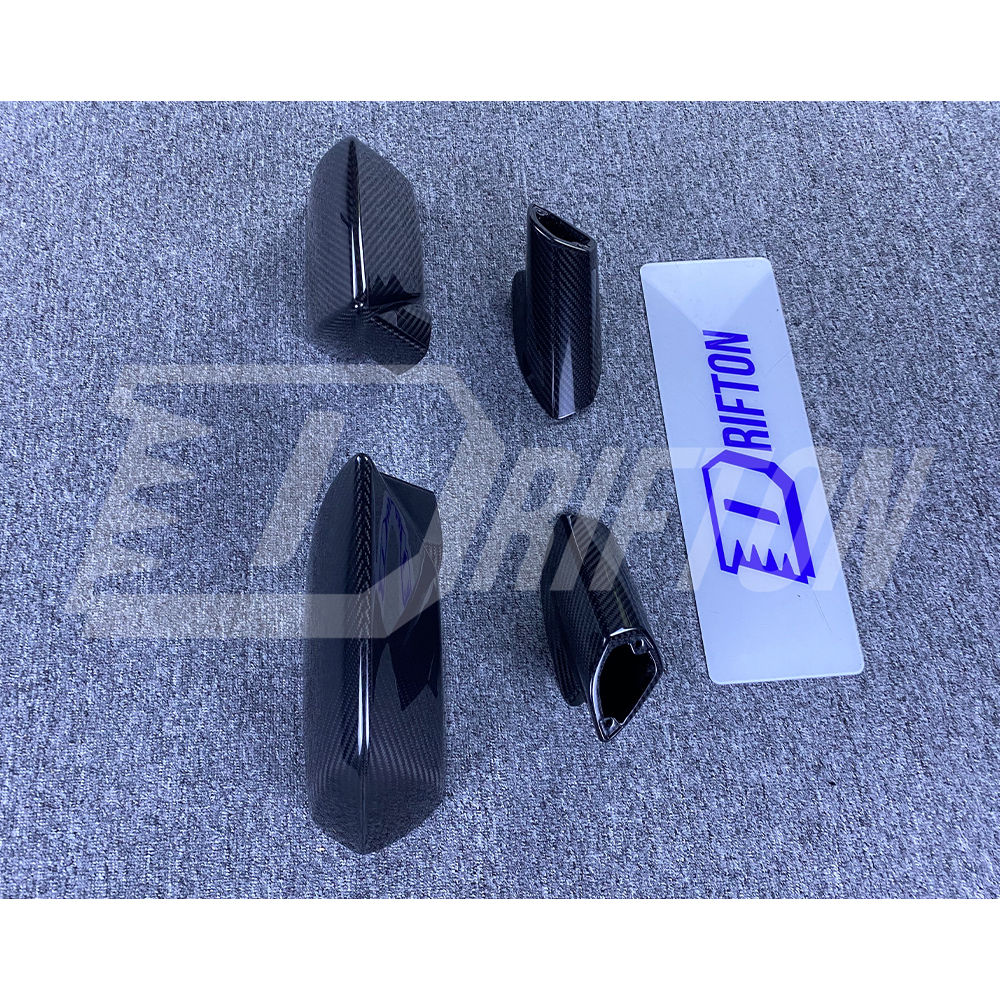 Dry Carbon Fiber Mirror Cover (Replacement) For Lamborghini Huracan STO 2021-2025