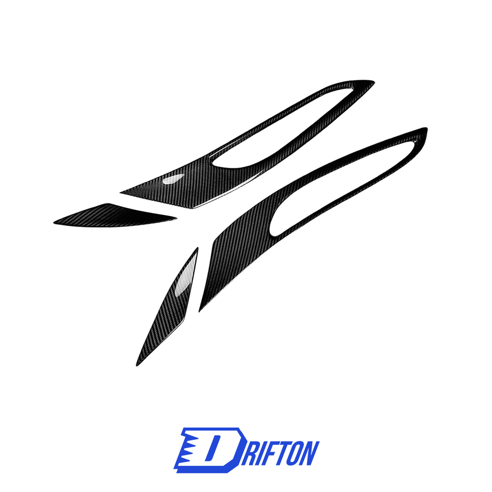 Novitec Style Dry Carbon Fiber Hood Vent Trim For Ferrari 812 Superfast GTS 2017-2023