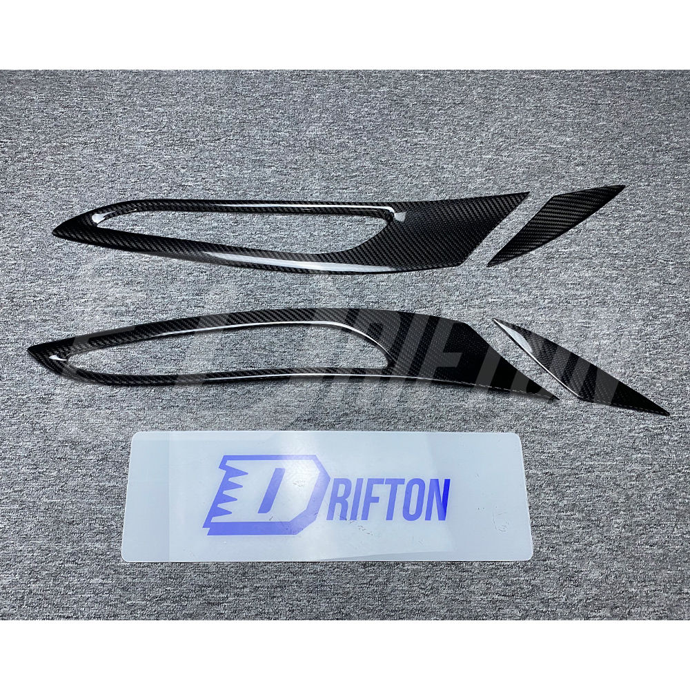 Novitec Style Dry Carbon Fiber Hood Vent Trim For Ferrari 812 Superfast GTS 2017-2023