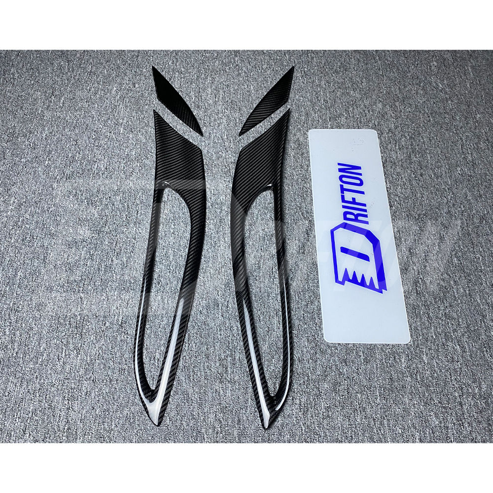Novitec Style Dry Carbon Fiber Hood Vent Trim For Ferrari 812 Superfast GTS 2017-2023