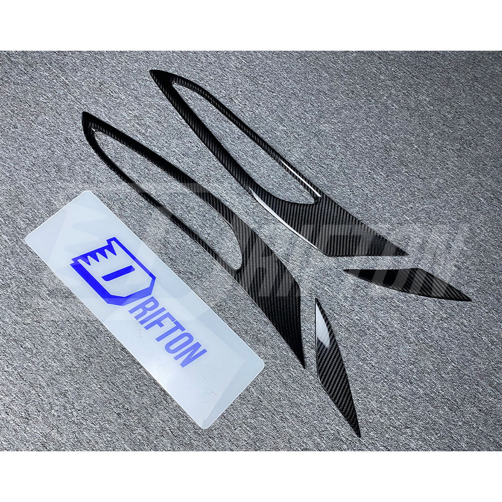 Novitec Style Dry Carbon Fiber Hood Vent Trim For Ferrari 812 Superfast GTS 2017-2023
