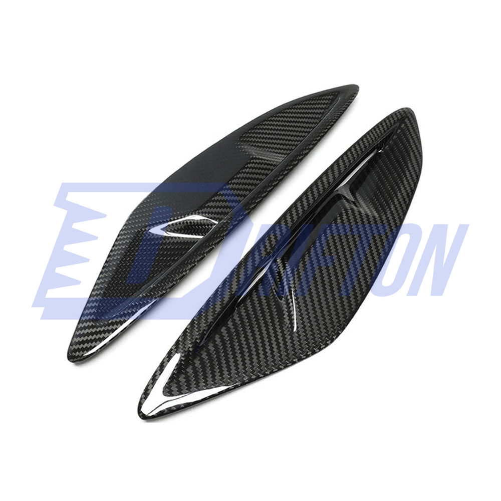 OEM Style Dry Carbon Fiber Fender Side Vent Trim For BMW 8 Series G14 G15 G16 2018-2025