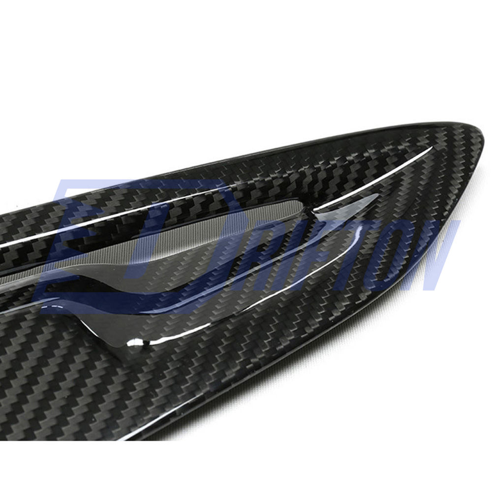 OEM Style Dry Carbon Fiber Fender Side Vent Trim For BMW 8 Series G14 G15 G16 2018-2025
