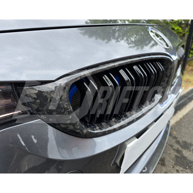Forged Carbon Fiber Front Grille For BMW M3 M4 F80 F82 F83 2014-2020