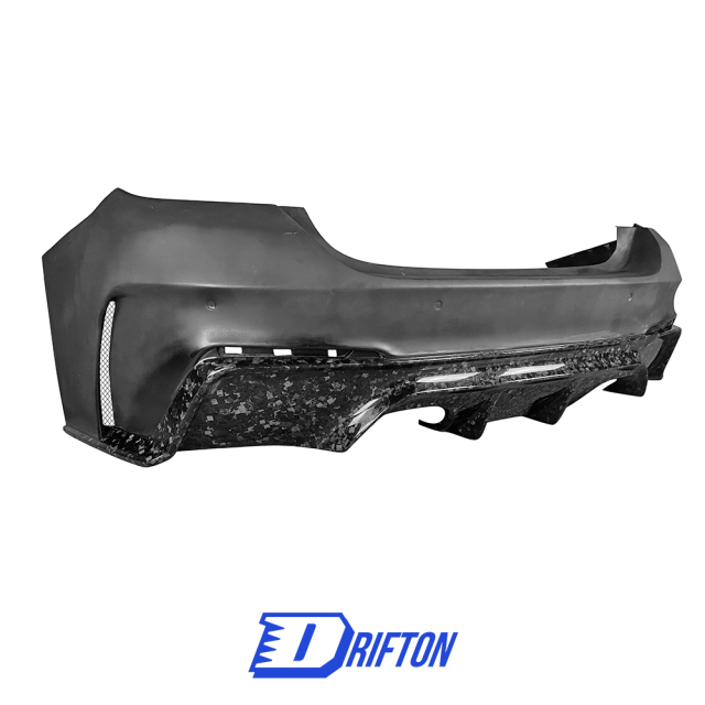 3D Style Partial Forged Carbon FIber Rear Bumper For BMW F80 F82 F83 M3 M4