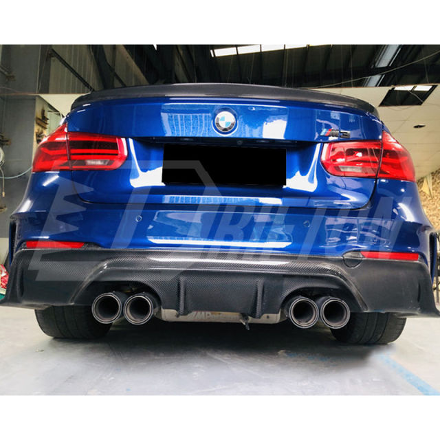 3D Style Partial Forged Carbon FIber Rear Bumper For BMW F80 F82 F83 M3 M4