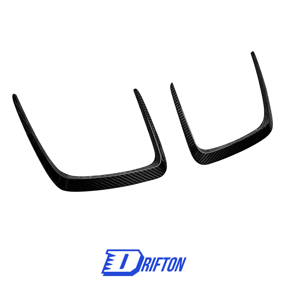Dry Carbon Fiber Hood Blade Trims For BMW G80 G81 M3 G82 G83 M4 2020-2024
