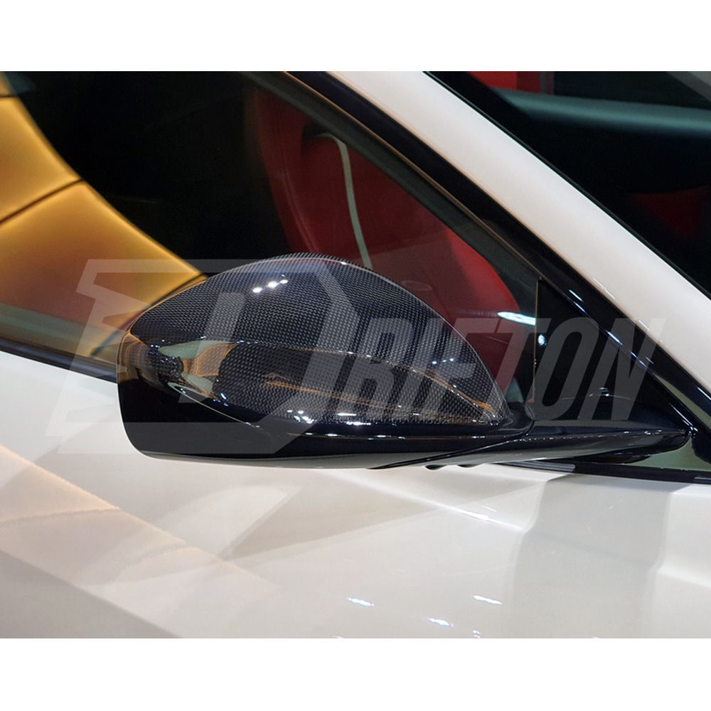 Dry Carbon Fiber Mirror Cover For Ferrari 812 Superfast GTS 2017-2023