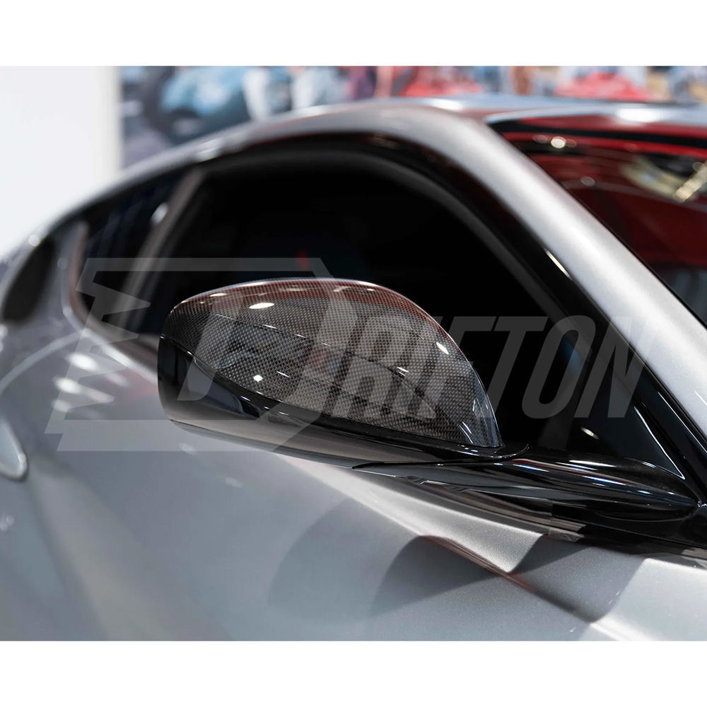 Dry Carbon Fiber Mirror Cover For Ferrari 812 Superfast GTS 2017-2023