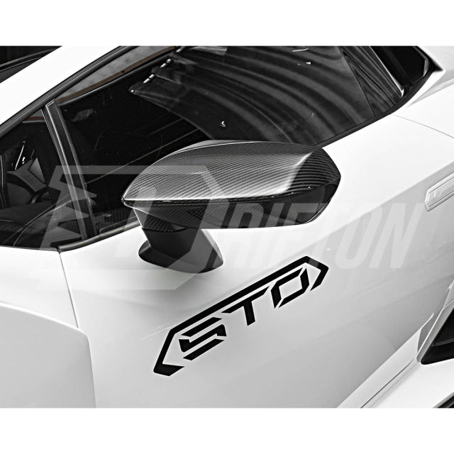 Dry Carbon Fiber Side Mirror Housing For Lamborghini Huracan STO 2021-2025