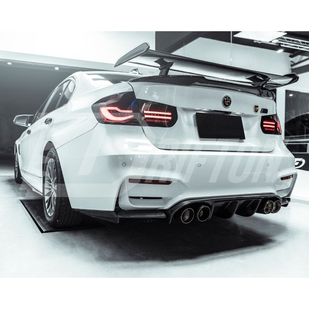 MP Style Dry Carbon Fiber Rear Spoiler For BMW M3 M4 F80 F82 F83 2014-2020